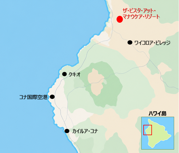 ザ・ビスタ・アット・マナウケア・リゾートの地図