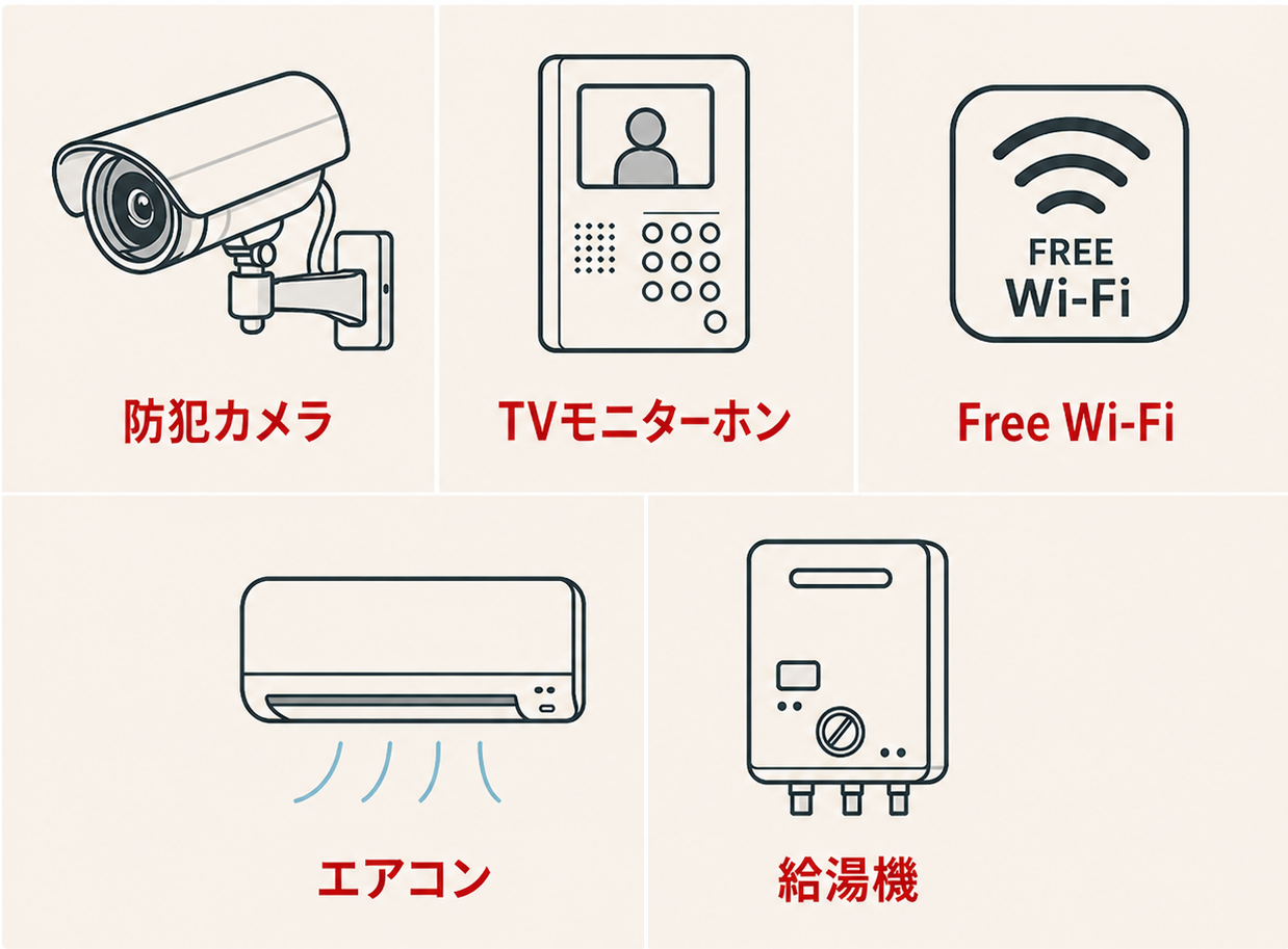 入居者が考える標準化設備イメージ図